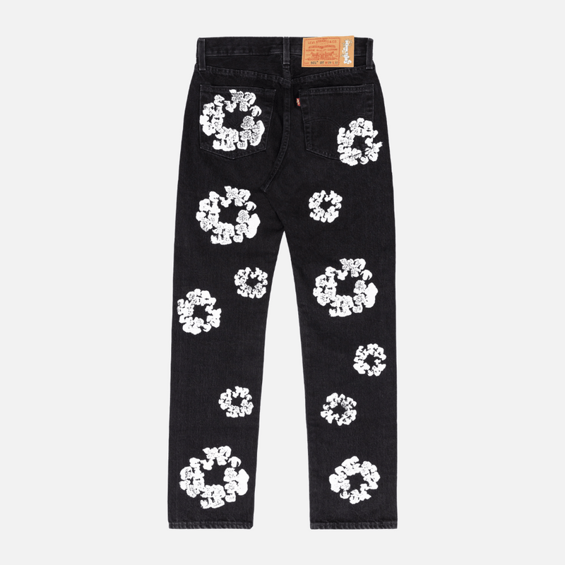 Levi's x Denim Tears Calça Cotton Wreath Black