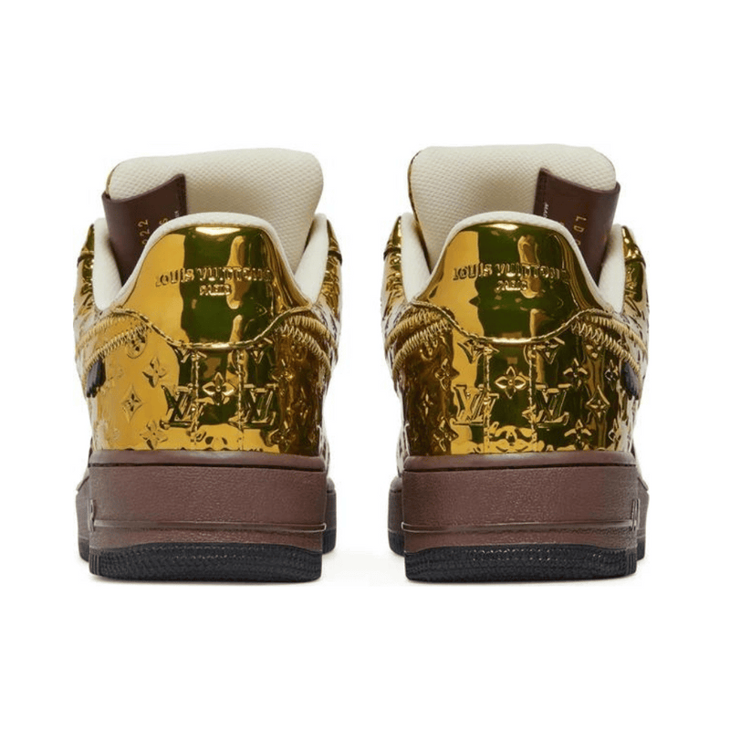 Louis Vuitton x Nike Air Force 1 Low "Metallic Gold"