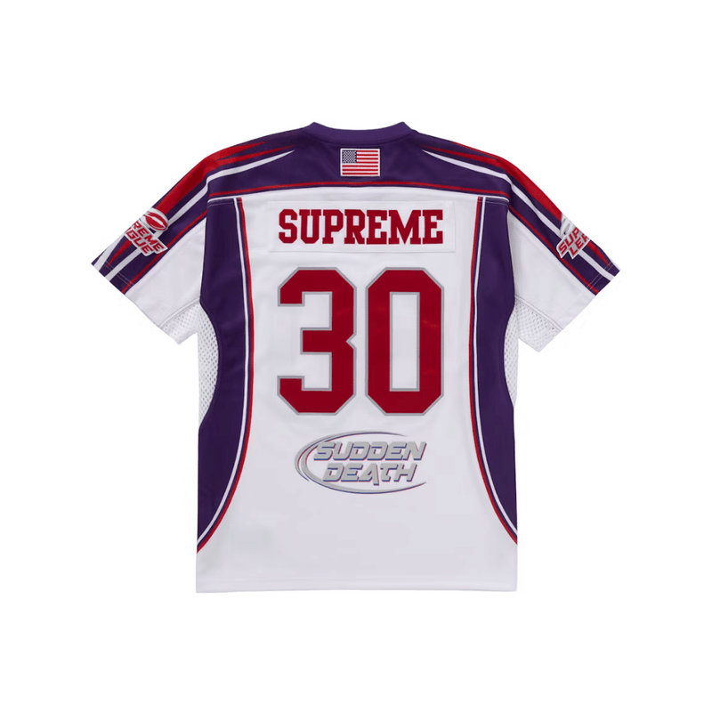 Camiseta Supreme Sudden Death Football Jersey White