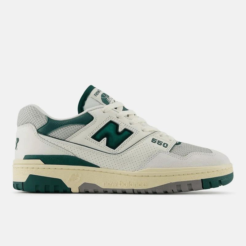 New Balance 550 Sea Salt Hunter Green