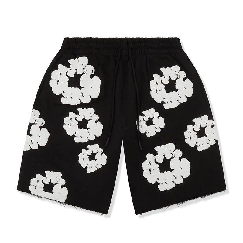 Shorts Denim Tears The Cotton Wreath "Black"