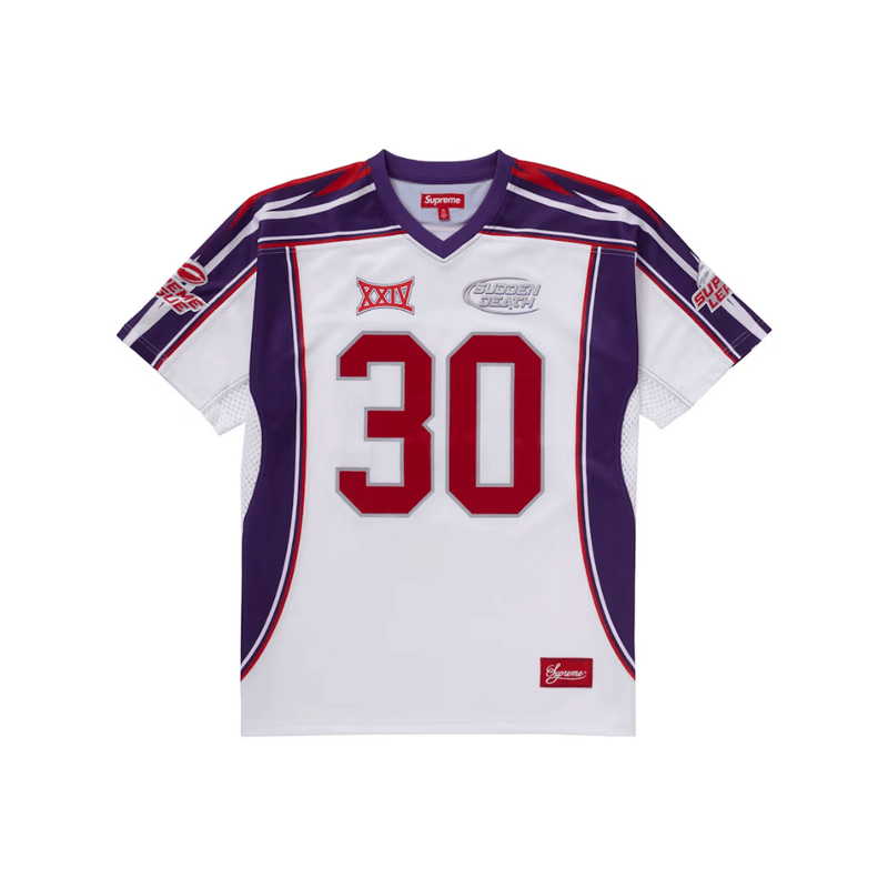 Camiseta Supreme Sudden Death Football Jersey White