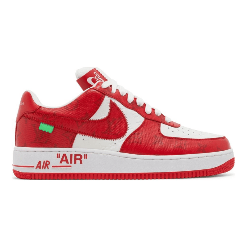 Louis Vuitton x Nike Air Force 1 Low White Comet Red